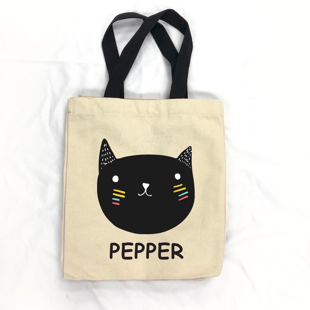 Personalized Cat Tote Bags - Picture 11 of 12